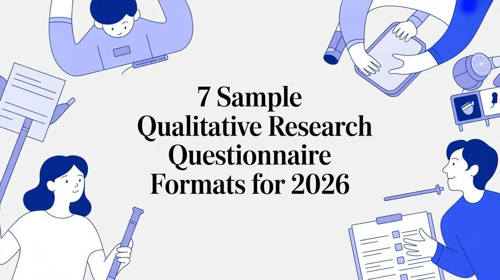 7 Qualitative Research Questionnaire Templates (Free)