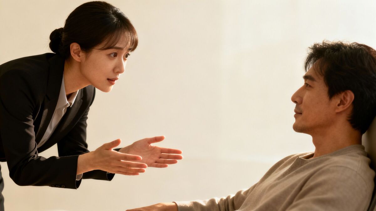 A service representative demonstrating active listening with a customer, showing empathy and understanding.