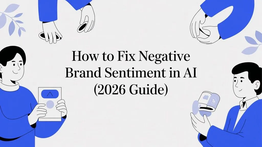 How to Fix Negative Brand Sentiment in AI Search