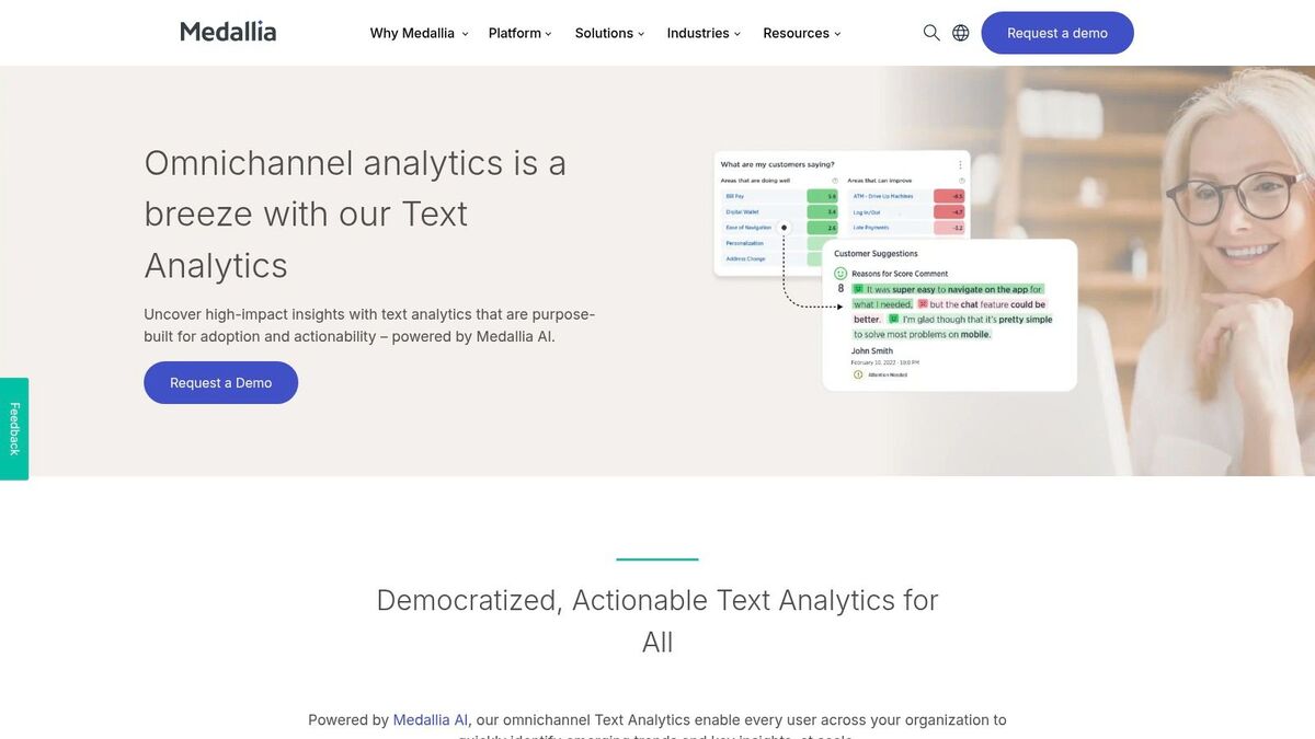 Medallia Text Analytics