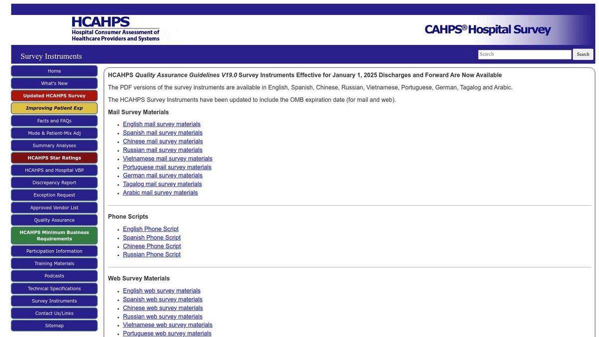 HCAHPS Official Site