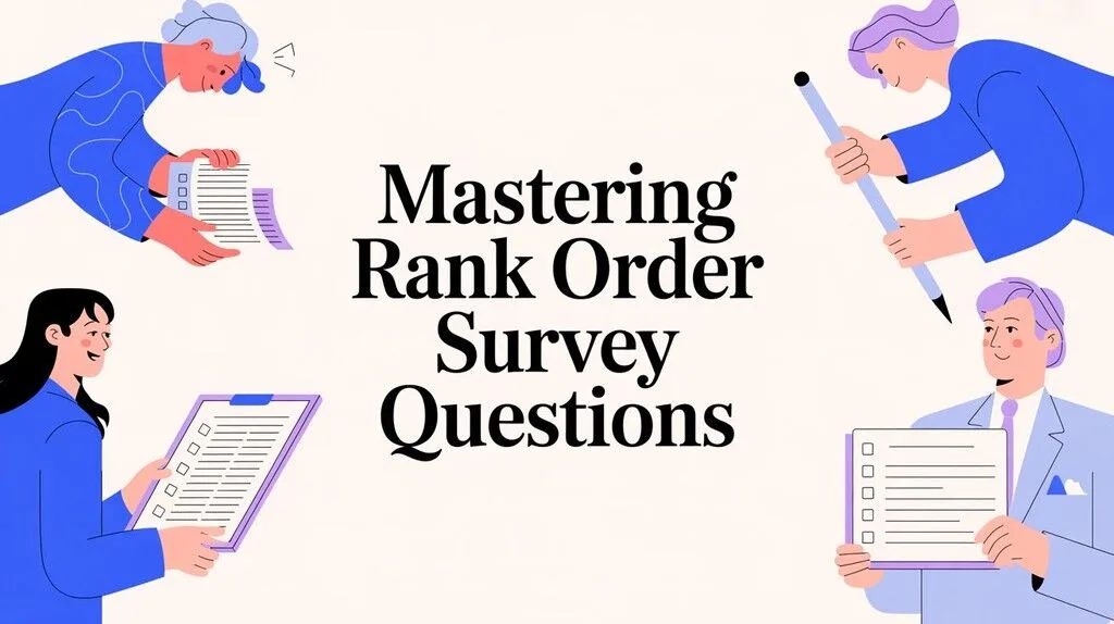 Mastering Rank Order Survey Questions: The Busy Owner's Guide