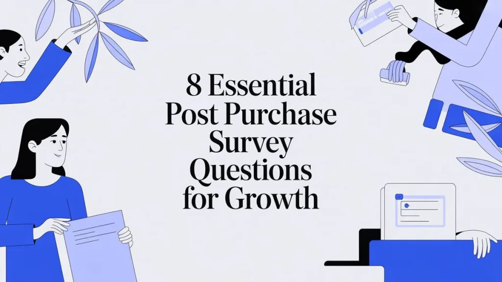 8 Essential Post Purchase Survey Questions for Growth