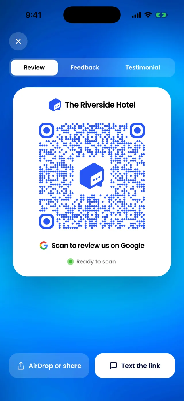 Show my QR